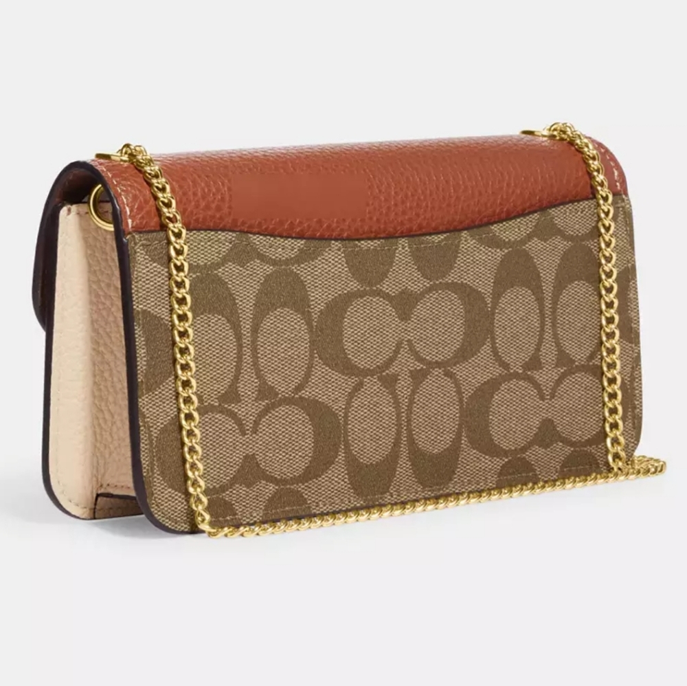 Coach Morgan Crossbody in Colorblock Signature Canvas CF475 - Picture 6 of 11